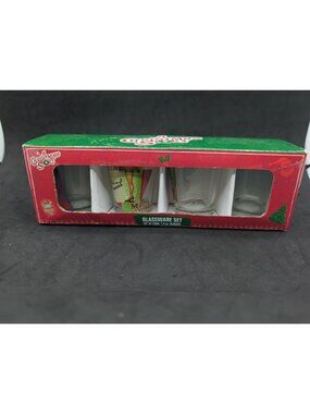 A Christmas Story Glassware Set 4  Shot Glasses with box